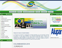 Tablet Screenshot of colombobrasilera.com